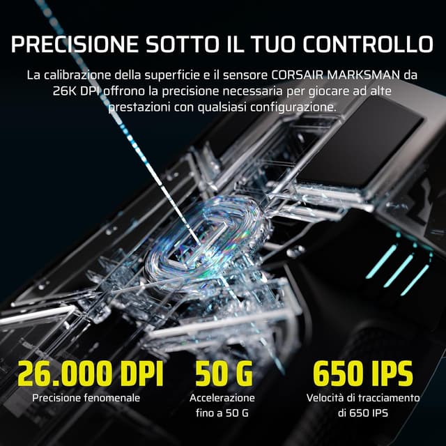 Thumbnail 5 de Corsair IRONCLAW WIRELESS SE Mouse Da Gioco