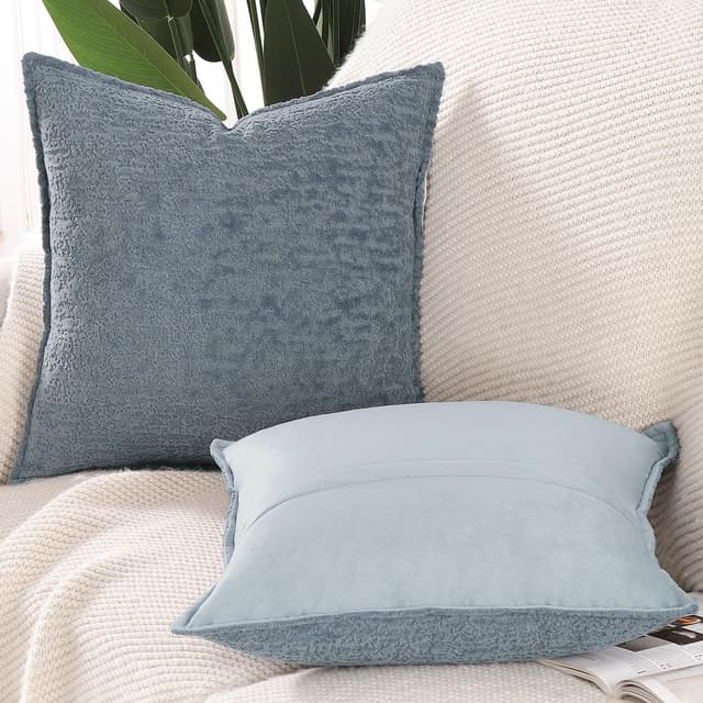 Detalle 2 de Madizz 2er Set Kissenbezüge mit 60x60 cm