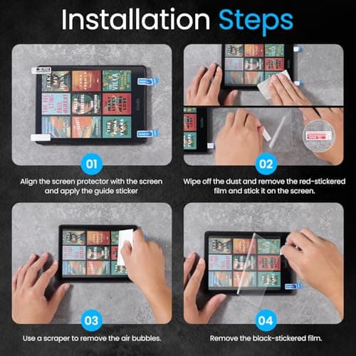 Thumbnail 8 de MoKo Protectores Pantalla Kindle Paperwhite 7