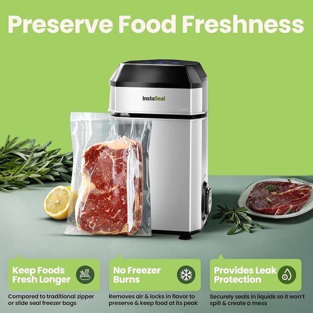 Thumbnail 1 de InstaSeal Vacuum Sealer with 12 Bags