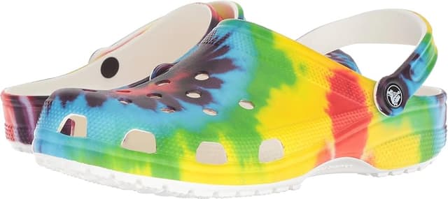 Imagen de Crocs Classic Tie-dye Clogs 🌈 Zuecos Unisex Adulto 37/38 EU en OfertitasTOP