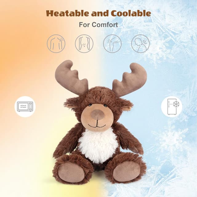Thumbnail 1 de SuzziPals Heatable Moose Plush 1 Pack