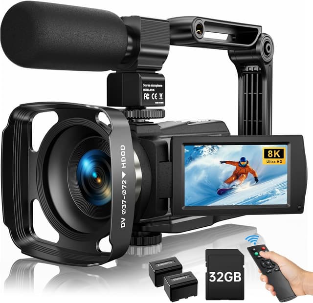 Imagen de 8K Video Camera Camcorder 88MP 18X Zoom en OfertitasTOP