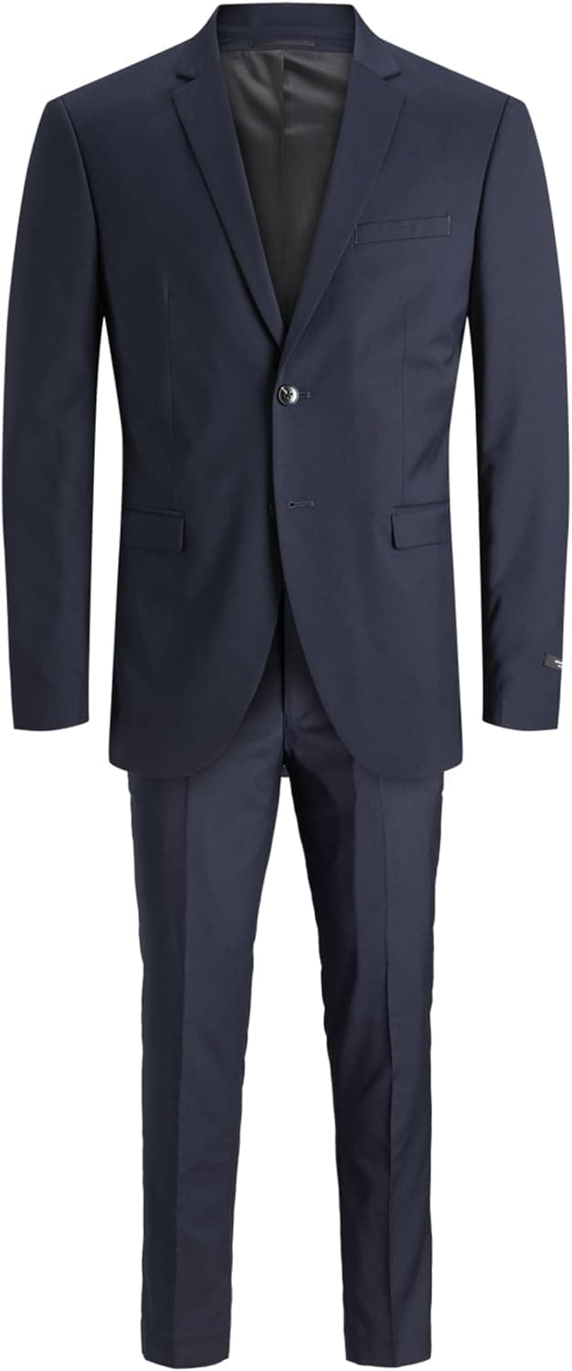 Detalle de JACK & JONES Boy JPRSOLAR Junior-Set: einreihiger Blazer und Hose für einen gepflegten Auftritt