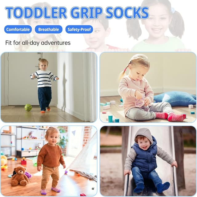 Thumbnail 6 de GRPSKCOS Toddler Thick Grip Socks