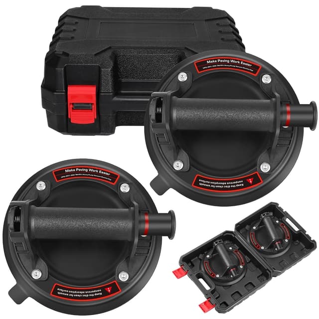 Detalle de Glass suction lifters 8 inch, 220kg load