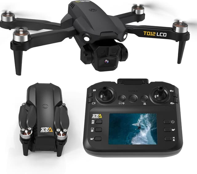 Detalle de Toladrone TD12LCD drone pieghevole con telecamera 4K e trasmissione su schermo LCD