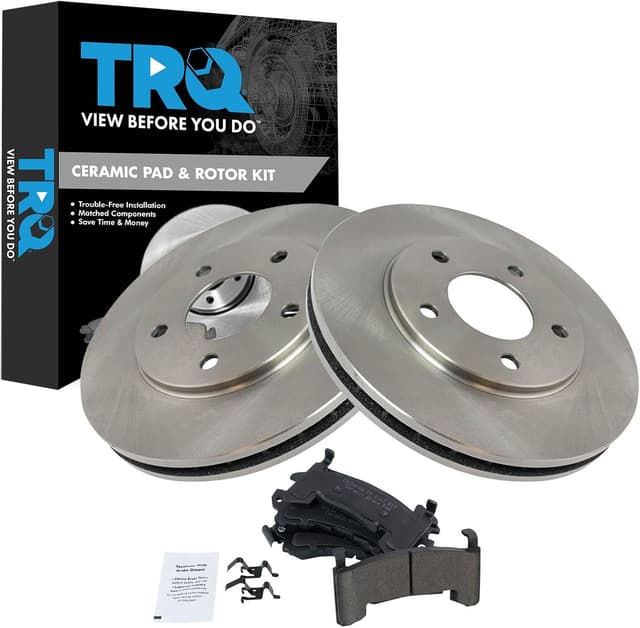 Detalle de TRQ Front Brake Pad and Rotor Set Ceramic for 1988 Oldsmobile Cutlass Supreme