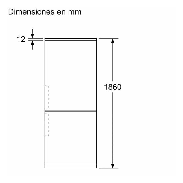 Detalle 2 de Siemens KG36NXIDF frigorífico combi No Frost