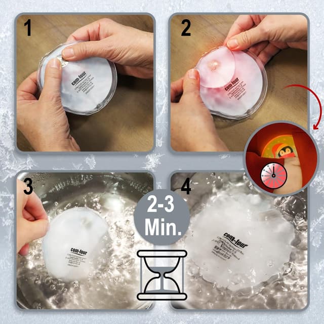 Thumbnail 3 de COM-FOUR® 4x scaldamani riutilizzabili 10 cm