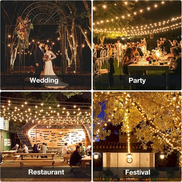 Thumbnail 5 de GPATIO Outdoor Festoon Lights 30m 50W