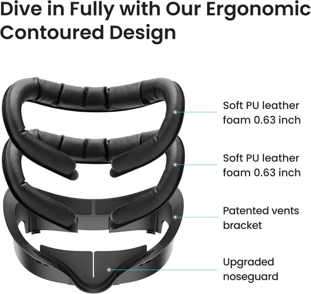 Thumbnail 5 de KIWI design V3 Face Cover für Meta Quest 3