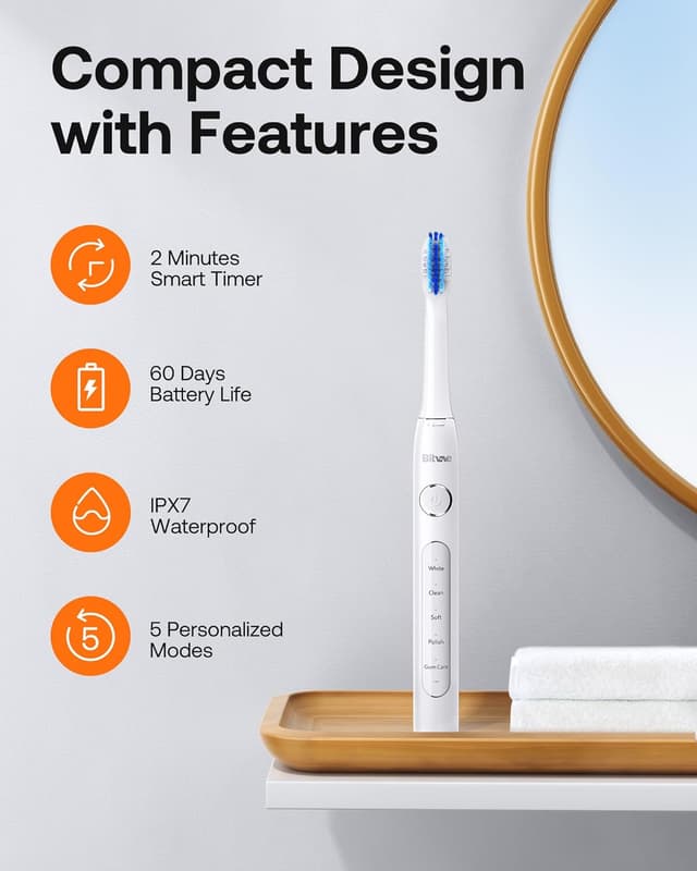 Thumbnail 6 de Bitvae D2 ultrasonic toothbrush 60-day
