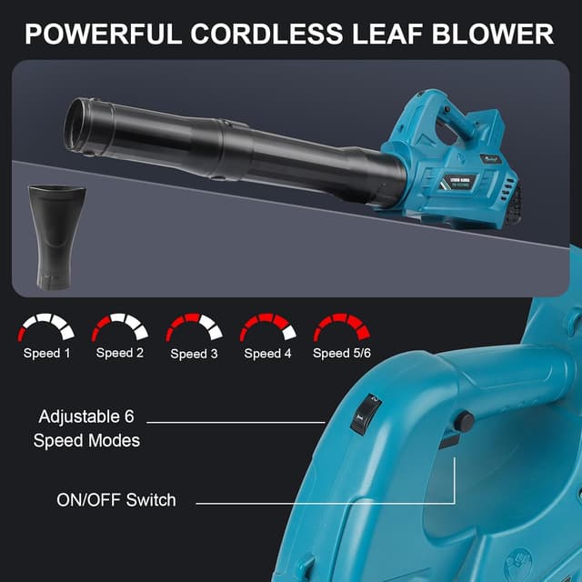 Thumbnail 6 de Waitley Soffiatore Makita 18V 297 km/h