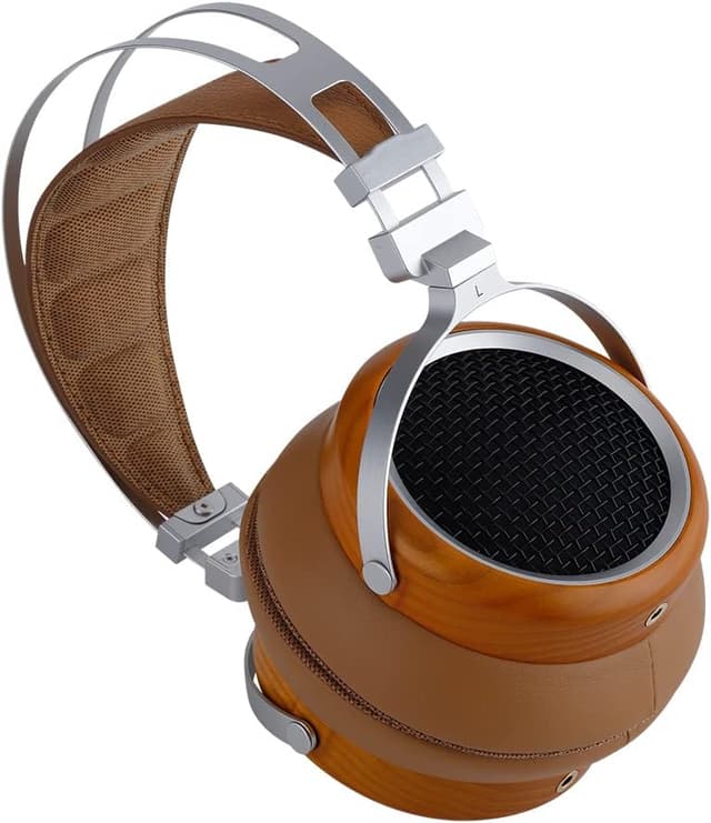 Detalle de SIVGA Luan Hi‑Fi Dynamic Driver open-back wood headphones (Brown)