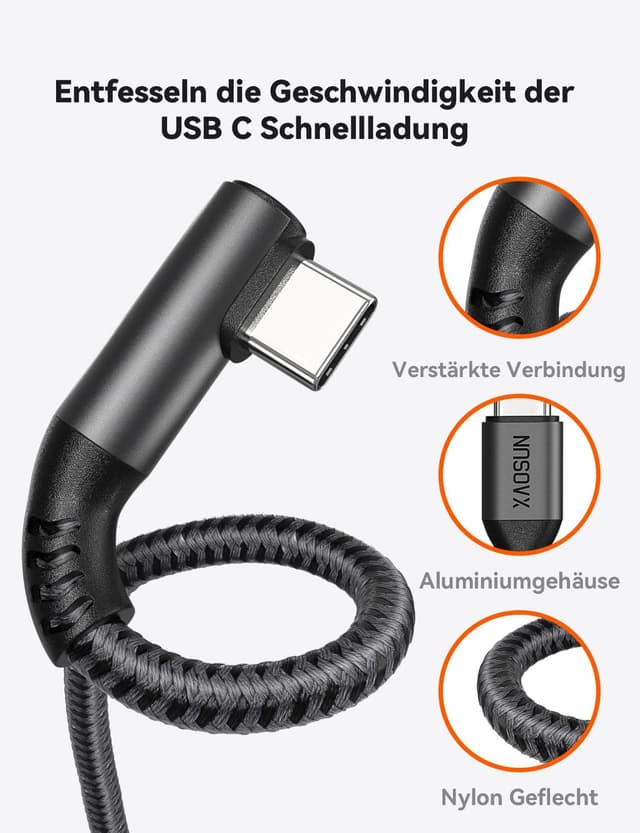 Thumbnail 5 de XAOSUN 240W USB-C Kabel 5 m