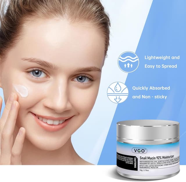 Thumbnail 5 de VGO Snail Mucin 92% Crema Hidratante Facial, 50g 🐌