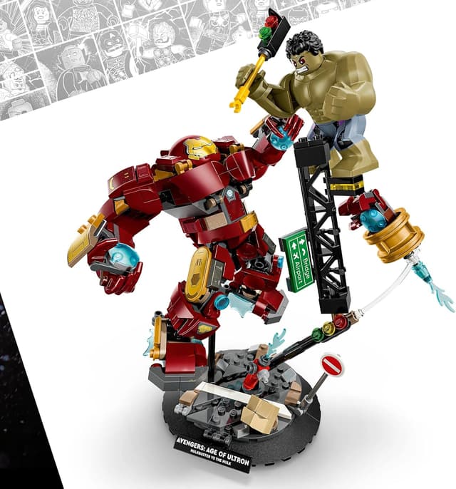 Detalle 1 de LEGO 76343 Hulkbuster vs Hulk toy set