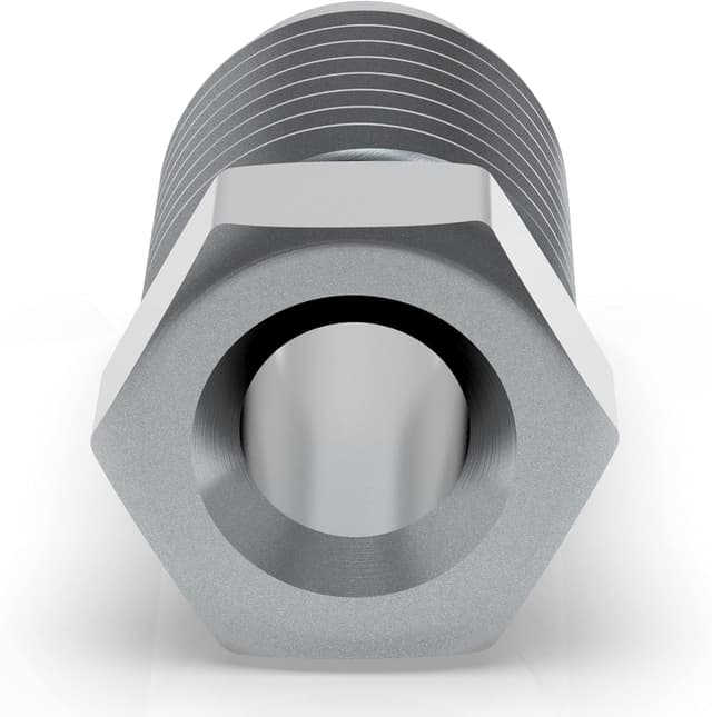 Detalle 2 de Lot de 10 raccords mâles M10 x 1,25 pour tuyau de frein 4,75 mm (évasure DIN type F) – Type L DIN/ISO 1651