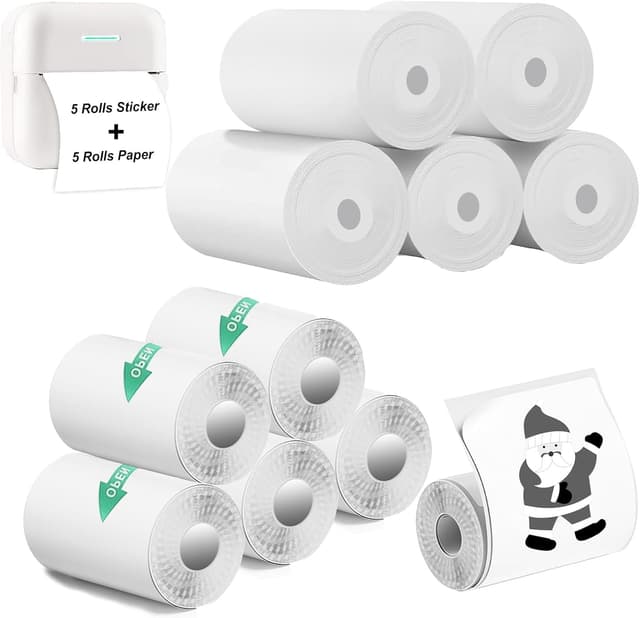 Thumbnail 5 de Lot 10 rouleaux papier thermique 72 feuilles