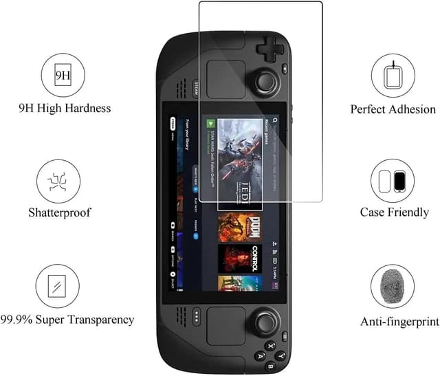 Thumbnail 4 de Txtcu Steam Deck Screen Protector 7 Inch 3-pack