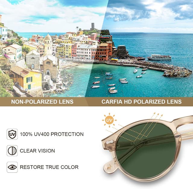 Thumbnail 1 de CARFIA Polarisierte Sonnenbrille Herren