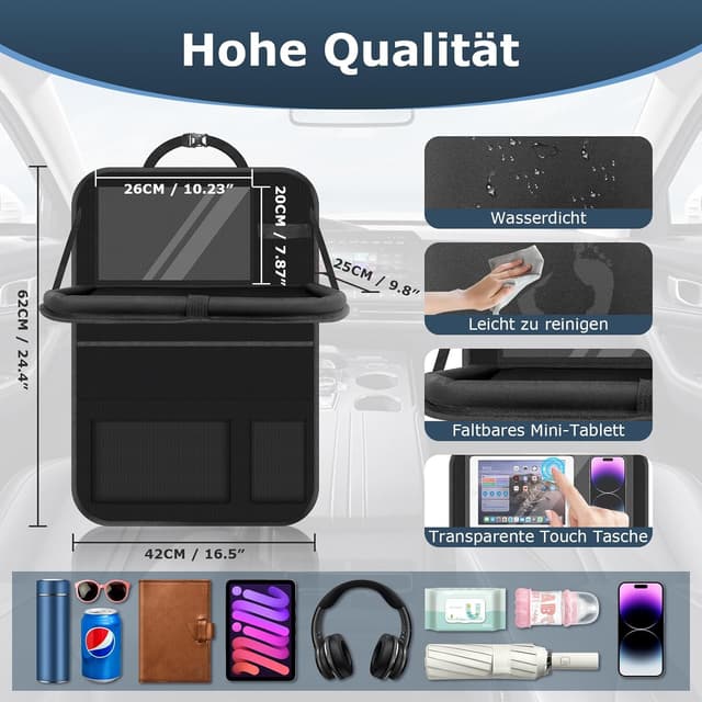 Detalle 2 de Oneyus Auto Organizer 2er Set Sitzorganizer