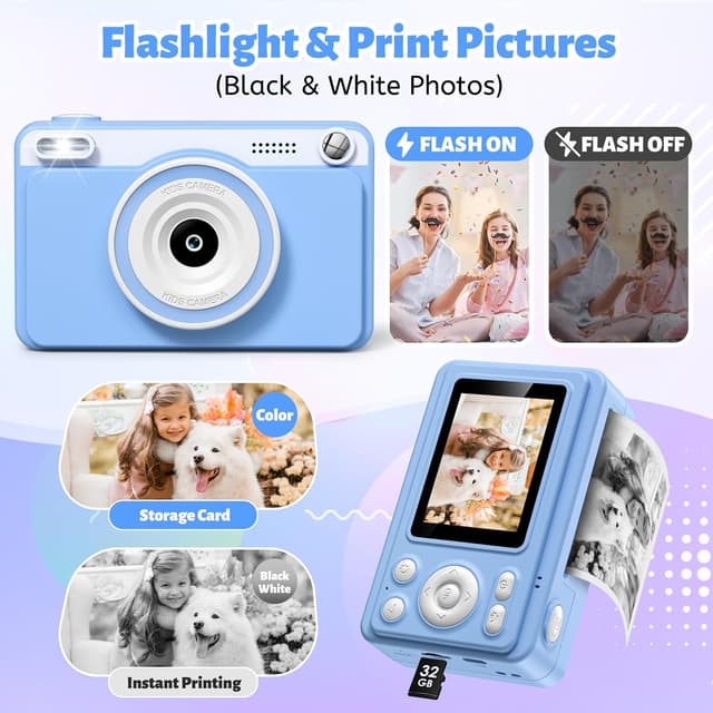 Thumbnail 5 de GREENKINDER Kids Camera 1080P with 32GB card