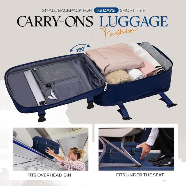 Detalle de Underseat cabin bag 40x30x20 for Ryanair