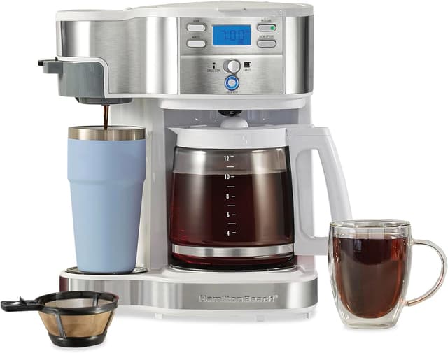 Detalle de Hamilton Beach 49933 12-Cup & Single‑Serve Coffee Maker