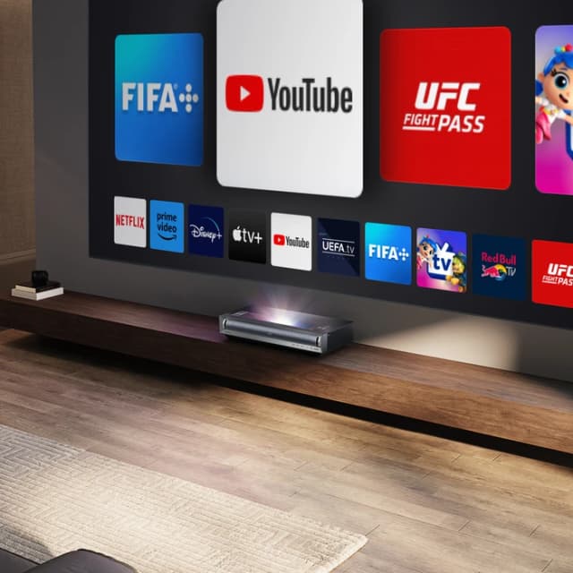 Detalle de Hisense PX3-PRO Ultrakurzdistanz-Beamer (4K/UHD) für Home-Entertainment