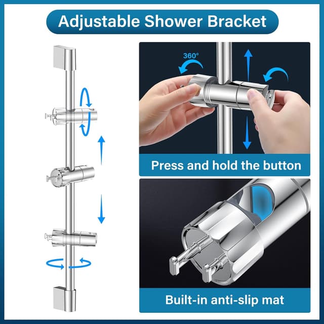 Thumbnail 1 de SREWOHS Soffione doccia risparmio energetico 67 cm