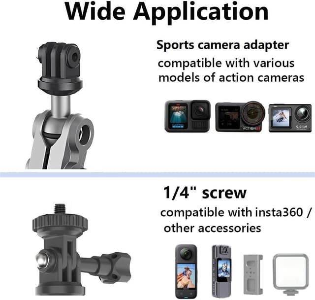 Detalle 1 de XUNNIU supporto ventosa action cam 1/4