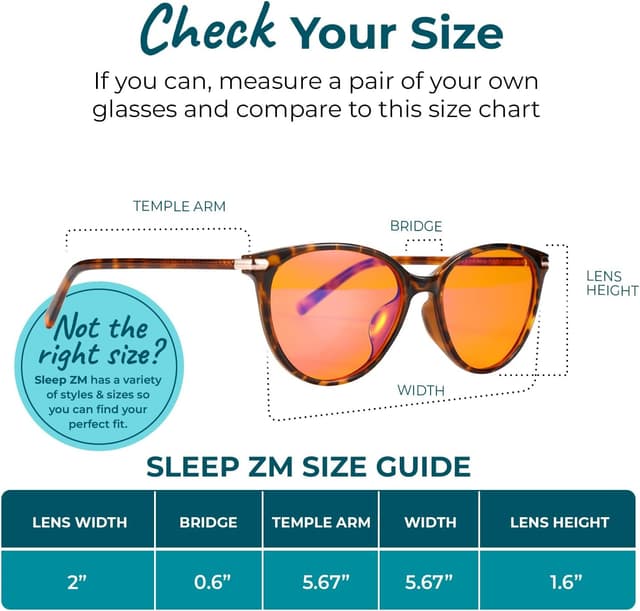 Thumbnail 4 de Sleep ZM Blue Light Blocking & Light Sensitivity Glasses with Amber Lenses (8 Lens Types) — Comfort for Sleep & Screen Time