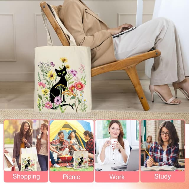 Thumbnail 6 de Ysound Bolsa de tela Mujer Tote 35x42x8 cm