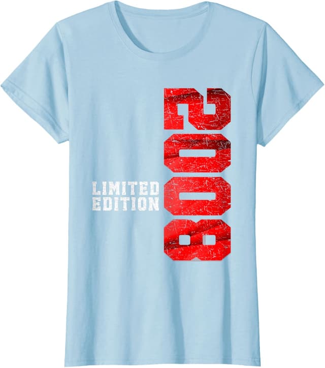 Thumbnail 6 de Cumpleaños 2008 Camiseta 18 Años