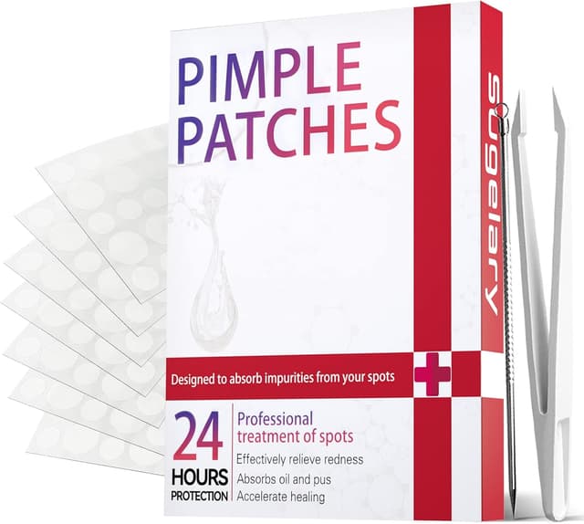 Detalle de 252 pezzi cerotti per brufoli 2‑in‑1 giorno e notte