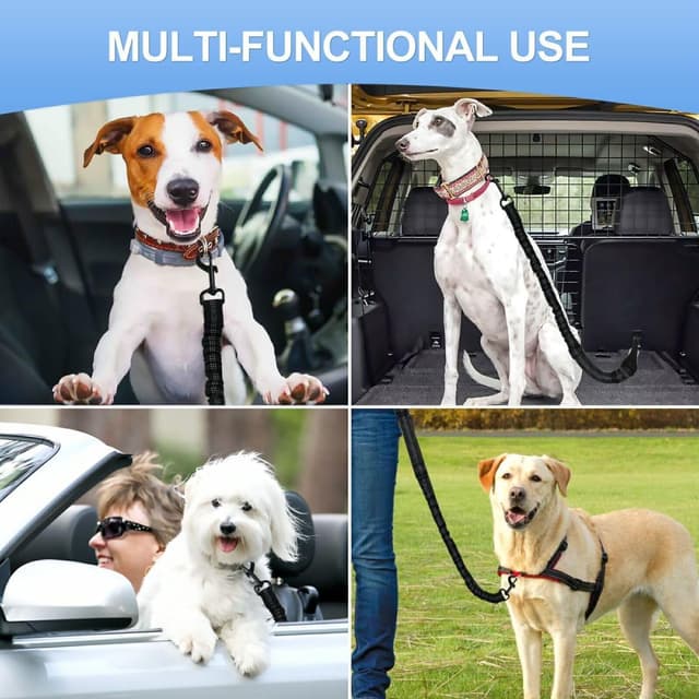 Thumbnail 6 de Redamancy Dog Seat Belt 56-70cm for Cars