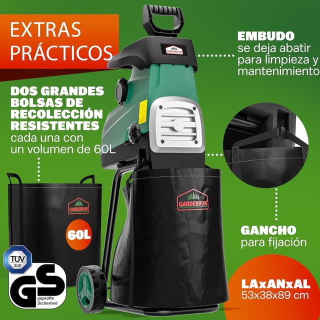 Thumbnail 4 de GARDEBRUK Trituradora Silenciosa 3100W