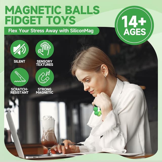 Detalle 2 de Magnetic Balls Fidget Toys