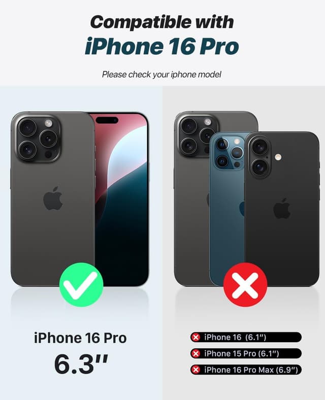 Detalle 2 de OCASE iPhone 16 Pro Hülle (2in1) aus Leder – stoßfest, abnehmbare Magnet-Fliphülle mit Kartenfach, RFID & Standfunktion (grün)