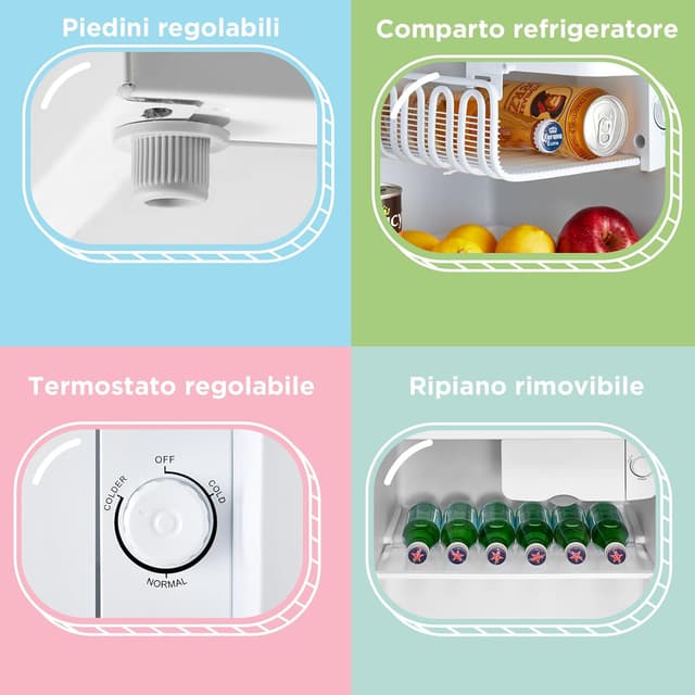 Thumbnail 5 de COMFEE' RCD50WH2EURT(E) Mini frigo 47 Litri