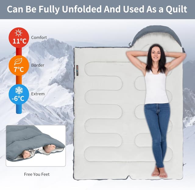 Thumbnail 2 de Naturehike Sacco a Pelo Oversize 220x85 cm