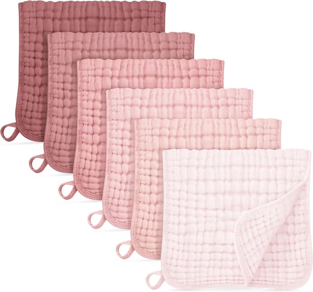 Detalle de Unnivoll Muslin Cloths 50x25cm 6 Pack
