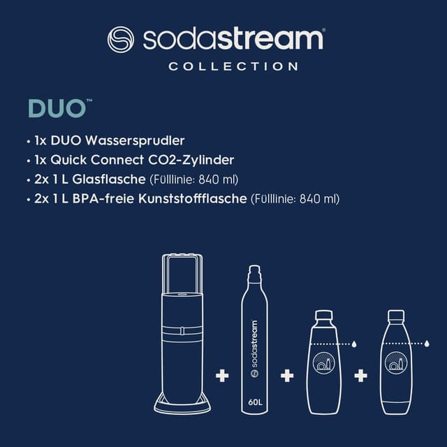 Thumbnail 2 de SodaStream DUO Wassersprudler 44 cm 🥤