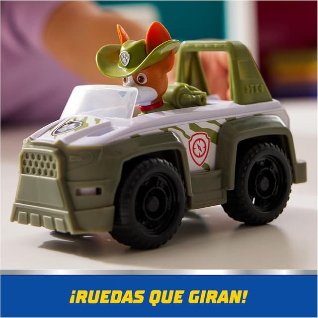 Thumbnail 6 de Paw Patrol Jungle Cruiser con figura Tracker
