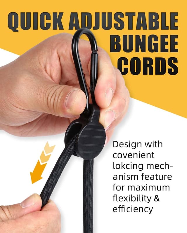 Thumbnail 2 de Adjustable Bungee Cords 10–48 in 6-Pack