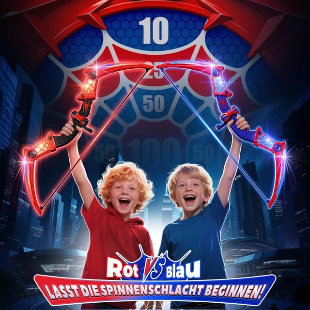 Detalle 2 de Kidluna Pfeilbogen Spielzeug ab 3-12