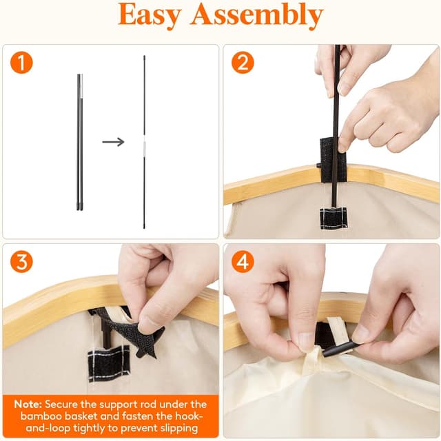 Thumbnail 5 de Lifewit 65L Slim Laundry Hamper with Lid