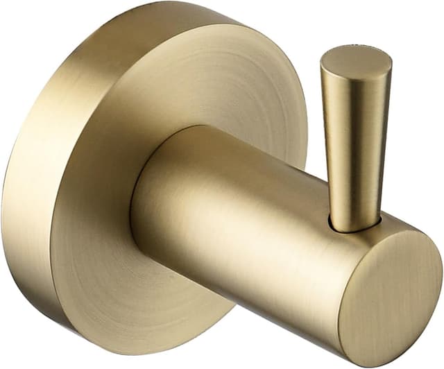 Detalle de Bristan Round Hook in Brushed Brass